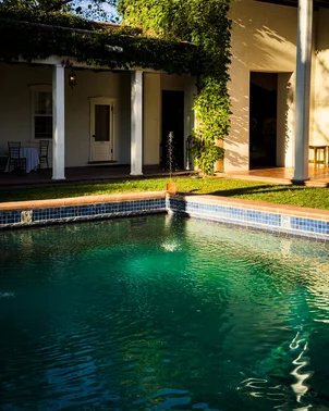 Pool in morning light